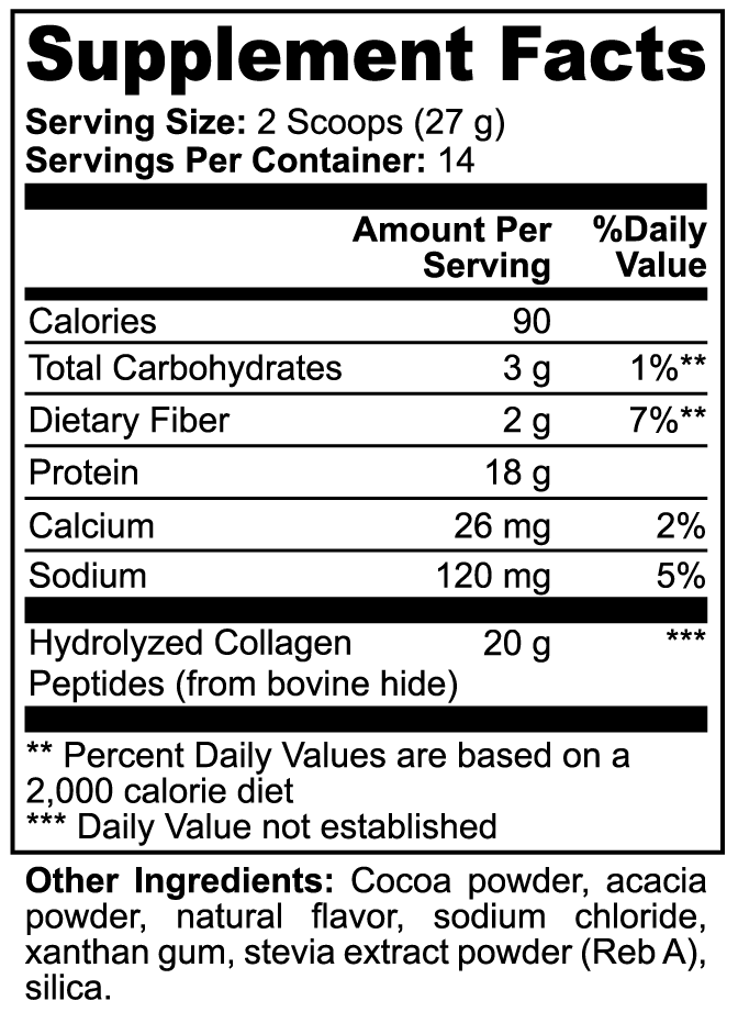 TRUE Wellness Collagen Protein (Chocolate)