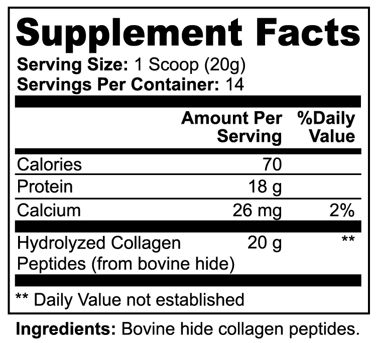 TRUE Wellness Collagen Peptides